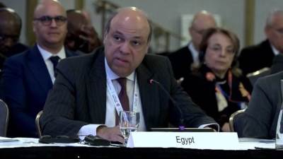 وزير الطيران يشارك في احتفالية منظمة "الإيكاو"