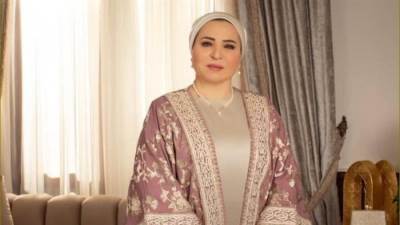  انتصار السيسي: يسعدنى لقاء السيدة الجليلة خلال زيارتى لسلطنة عمان