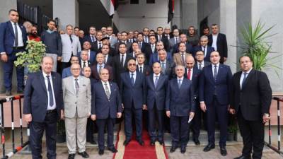 وزير العدل ومحافظ الدقهلية يفتتحان مكتب الشهر العقاري بمجمع محاكم المنصورة