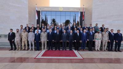 وفد من القضاء العسكري يزور مقر الوزارة بالعاصمة الإدارية