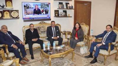 نائبة وزيرة التضامن الاجتماعي تزور بني سويف .. وتلتقي نائب المحافظ