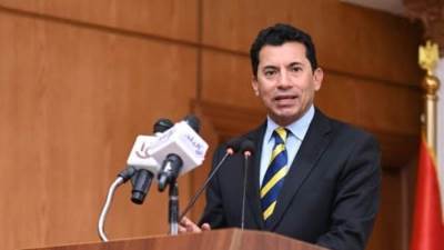 وزير الرياضة ومحافظ بورسعيد يشهدان وقائع المؤتمر الصحفي للإعلان عن مستجدات الأعمال