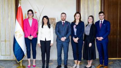 "المشاط" تلتقي وفدًا يضُم مُمثلي 27 دولة أوروبية لمناقشة فُرص الشراكة الاستثمارية لدفع التنمية الاقتصادية