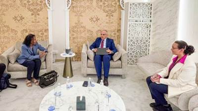 سويلم يلتقى المدير الإقليمي للبنك الدولي ويبحث موقف مشروع CRAFT أحد مشروعات برنامج "نُوَفِّي"