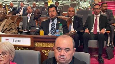 وزير الشباب والرياضة يشهد افتتاح المؤتمر القاري للتعليم والتشغيل وتمكين الشباب 