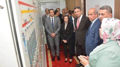 وزير التموين ومحافظ البحيرة يتفقدا صومعة دمنهور التابعة للشركة القابضة للصوامع والتخزين