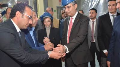 وزير التموين ومحافظ البحيرة يتفقدا مضرب الوليلي التابع للقطاع الخاص