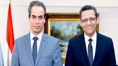 رئيس الهيئة الوطنية للإعلام ونقيب الصحفيين يبحثان سبل التعاون