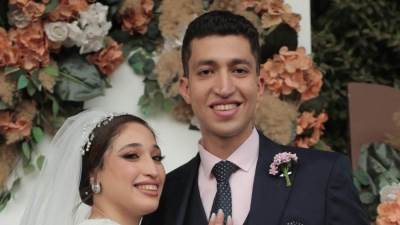 الكاتب الصحفى عبده زكى يحتفل بزفاف ابنته آلاء على محمد هانى (صور)