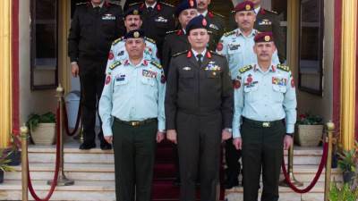 المتحدث العسكرى : جهاز الرياضة للقوات المسلحة يستقبل وفد عسكرى أردنى 