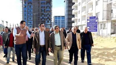 الشربيني يشدد على الالتزام بمواعيد الانتهاء من المشروعات.. وخاصة الوحدات السكنية بأنواعها لتسليمها للحاجزين 