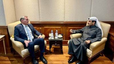 وزير البترول يبحث مع نظيره القطري سبل تطوير التعاون وفرص الاستثمار  في الاستكشاف والإنتاج 