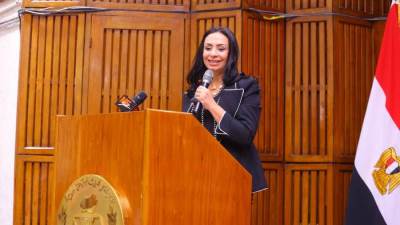 وزيرة التضامن الاجتماعي تفتتح فعاليات المؤتمر السنوي الرابع والعشرين للمركز القومي للبحوث الاجتماعية والجنائية تحت عنوان " الشخصية المصرية في عالم متغير"