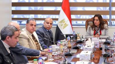 وزيرة التنمية المحلية تعقد اجتماعاً لمتابعة الموقف التنفيذي لتطوير المجازر على مستوى الجمهورية