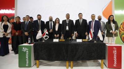 البنك الأهلي المصري يوقع بروتوكول تعاون مع شركة محاصيل