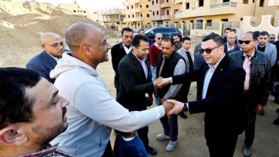 "الشربيني" يوجه بسرعة رفع المخلفات والأتربة من قطع الأراضي وتطهير مطابق الصرف الصحي