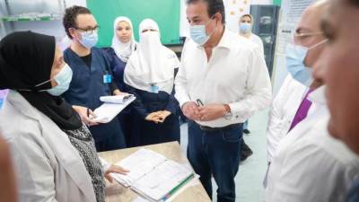 نائب رئيس مجلس الوزراء وزير الصحة يتفقد مستشفى إهناسيا التخصصي