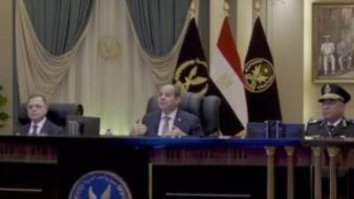 الرئيس السيسي: علينا الحذر وعملية الشر والاستهداف لمصر لن تنتهى