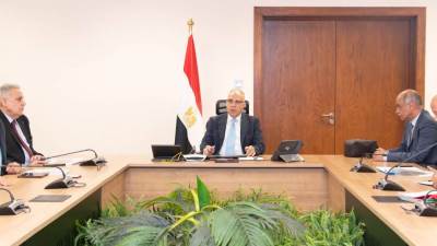 سويلم يتابع الموقف التنفيذى لعدد من المشروعات التنموية التى تقوم الوزارة بتنفيذها