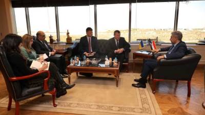 وزير السياحة يبحث مع سفير أوكرانيا بالقاهرة تعزيز التعاون المستقبلي وتبادل الخبرات