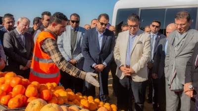 وزيرا الزراعة في مصر والأردن يتفقدان مشروعات جهاز مستقبل مصر للتنمية المستدامة