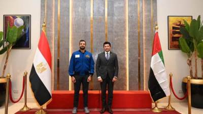 وزير الشباب والرياضة يستقبل وزير الدولة لشئون الشباب الإماراتي لتعزيز التعاون المشترك في مجال الشباب