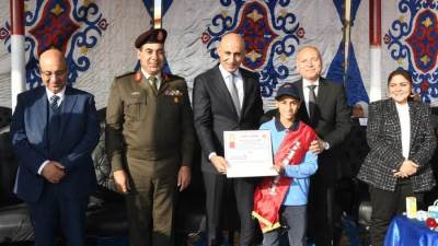 قيادة قوات الدفاع الشعبى والعسكرى تنظم زيارة لمدرسة الشهيد أحمد أبوبكر العسكرية