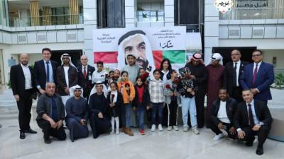 "اللجنة العليا لسباق زايد الخيري" تزور مستشفى "حروق أهل مصر"