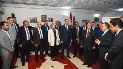 وزير الخارجية والهجرة يلتقي الجالية المصرية في تشاد