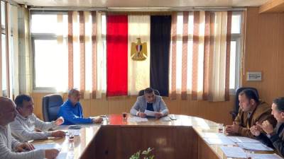 رئيس جهاز دمياط الجديدة يلتقى شركات المرافق والطرق العاملة بالمدينة..ويتفقد أعمال التطوير بالمنطقة الحرة للاستثمار