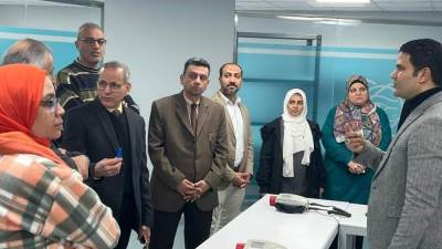 وفد من مكتبات مصر العامة يزور مقر هيئة الرقابة النووية والاشعاعية
