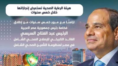 "الرعاية الصحية": 6 ملايين مواطن بـ6 محافظات ضمن منظومة "التأمين" وتقديم 60.5 مليون خدمة