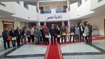 رؤساء شركات الإنتاج الحربى والوحدات التابعة يتابعون معدلات تنفيذ المشروعات