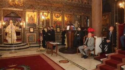 بطريرك الروم الأرثوذكس يحتفل ببدء العام الجديد 2025