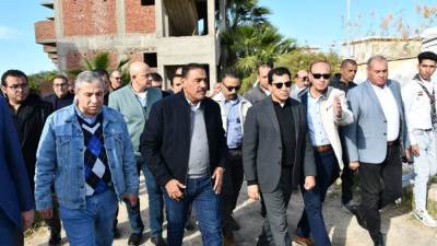 وزير الشباب والرياضة ومحافظ مطروح يتفقدان مركز تدريب الكشافة البحرية 