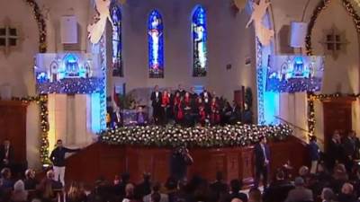 الطائفة الإنجيلية تحتفل بعيد الميلاد المجيد بكنيسة قصر الدوبارة