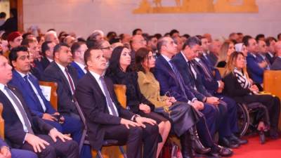 وزيرة التضامن تشهد احتفال الطائفة الإنجيلية بعيد الميلاد المجيد بكنيسة قصر الدوبارة