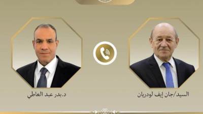 وزير الخارجية والهجرة يتلقى اتصالًا هاتفيًا من المبعوث الفرنسي إلى لبنان