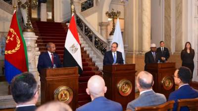 وزير الخارجية يؤكد على أهمية العلاقات بين مصر والصومال وإريتريا