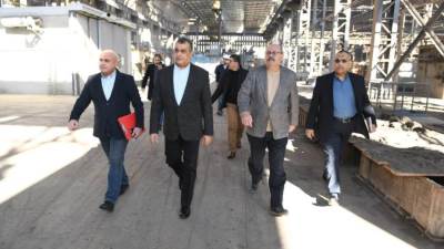 وزير الدولة للإنتاج الحربي يقوم بجولة تفقدية مفاجئة لشركة حلوان للمسبوكات (مصنع 9 الحربي)