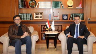 وزير الثقافة يناقش مع مدير عام الإيسيسكو دعم الثقافة الإبداعية والابتكار 