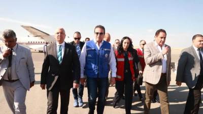 وصول وزيري الصحة والتضامن إلى العريش للاطمئنان على الاستعدادات النهائية لدخول المساعدات إلى غزة