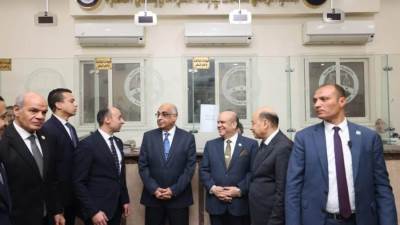 وزير العدل يتفقد أعمال التطوير والترميم لمجمع محاكم الجلاء 