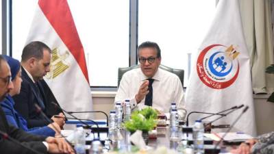وزير الصحة يعقد اجتماعًا لمتابعة مستجدات المشروع القومي لإنهاء قوائم الانتظار الخاصة بزرع النخاغ