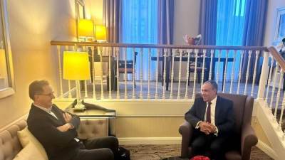 وزير الخارجية يلتقى مع مدير عام مشروعات الربط الكهربائي بشركة "يان دي نول" البلجيكية