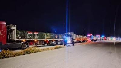 "بيت الزكاة" يعلن دخول أولى المساعدات إلى غزة بعد تطبيق قرار وقف إطلاق النار