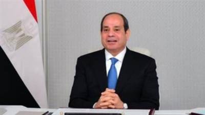 الرئيس السيسى: نتطلع لتهدئة الأوضاع فى باب المندب مع نجاح وقف النار فى غزة