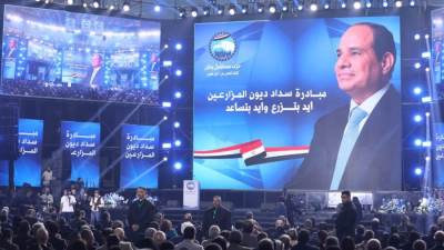 وزير الصحة يشهد فعاليات مبادرة سداد ديون المزارعين ويشيد بدورهم في دعم الثروة الزراعية والأمن الغذائي