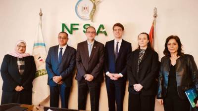 رئيس الهيئة القومية لسلامة الغذاء يستقبل ممثلي السفارة الفرنسية بالقاهرة لبحث التعاون المشترك