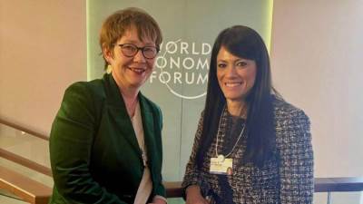 وزيرة التخطيط تلتقي شركاء التنمية الأوروبيين خلال فعاليات الاجتماع السنوي للمنتدى الاقتصادي العالمي